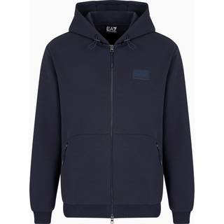 EA7til mænd. 7M000094_AF12116 Lux Identity interlock hættetrøje sort (XXL), Casual, Sport, Bomuld, Multisport