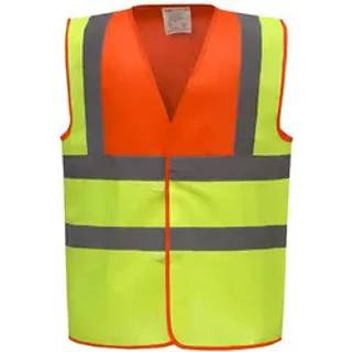 YOKO YK100 Veste & Bodywarmers Orange Yoke / Hi-Vis Yellow S