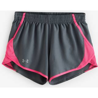 Under Armour Fly-By Women's 3" Shorts Castlerock / Super Pink / Reflective XXL