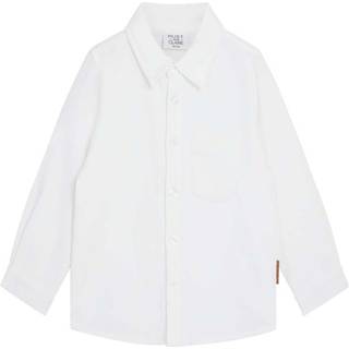 Ravn Solid Skjorte, White, 98 cm