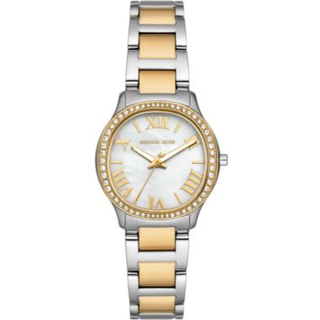 MK Mini Sage Pavé Two-Tone Watch - Silver - Michael Kors - ONE SIZE