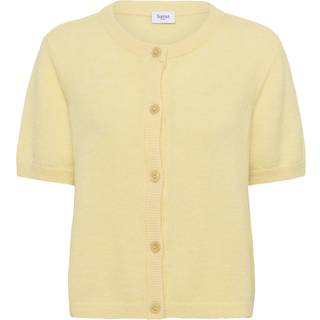 Saint Tropez Zanettsz Ss Cardigan Strik 30514302 Lemon Meringue (XSMALL)