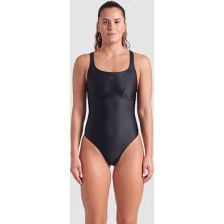 Arena Women's Solid Swimsuit Control Pro Back B Badedragt Damer størrelse 44 farve sort