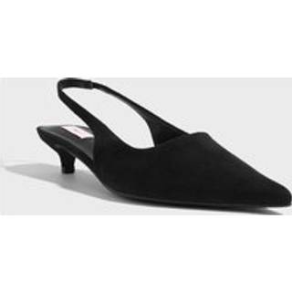 Nelly - Sort - Kitten Heel Slingback - 41