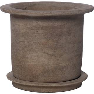 ERNST Ernst terracotta krukke med underskål Ø24 cm