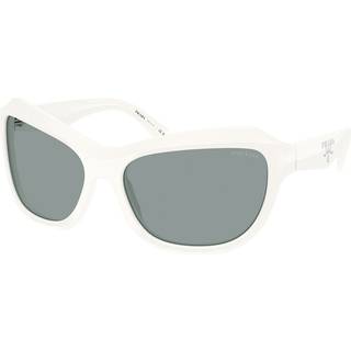 Prada PR A27SF Asian Fit 17K3C2 63 Solbriller Kvinder Hvid - White - 63mm