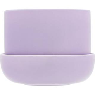 Iittala Nappula krukke med underskål Ø17 cm h13 cm Lyslilla