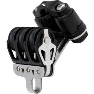 Trippelblok Seldén BBB 20, fast, kuglelejet, med skødelås, passer liner Ø2 - 6 mm