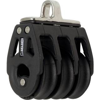 Trippelblok Seldén BBB 30, fast, kuglelejet, passer liner Ø4 - 8 mm