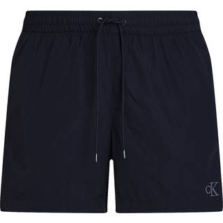 Medium Drawstring Swim Shorts - CK Soft Nylon - Blue - M