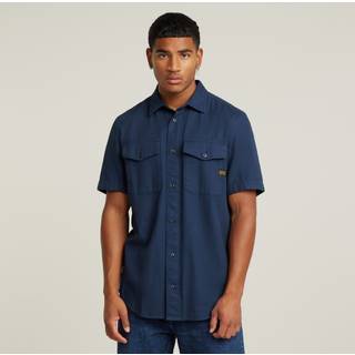 Marine Slim Shirt - Dark blue - Men