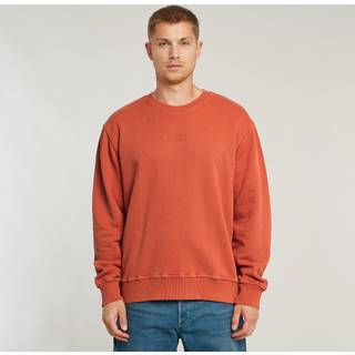 Washed Relaxed Sweater - Red - Men
