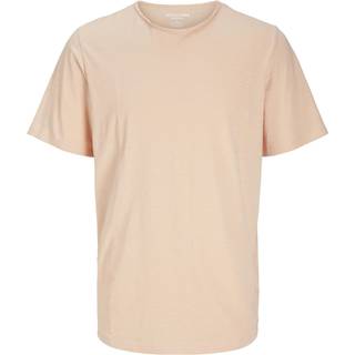 Ensfarvet O-hals T-shirt