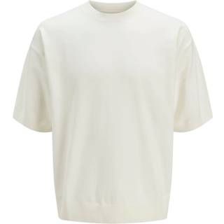 Ensfarvet Strikket T-shirt