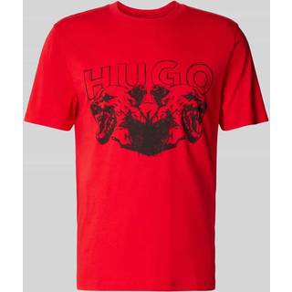 T-shirt i bomuldsjersey med logo og dyremotiv