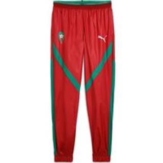 Men&#39;s Puma Morocco Pre-match Woven Pants, Red, Size XXL, Sport - Archive Green - XXL