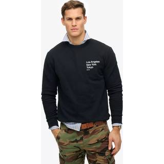 Superdry Superdry Black Coro Logo City Crew Neck Sweatshirt