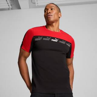 Men&#39;s Puma Around The Block T-Shirt, Red, Size L, Clothing - Red - L