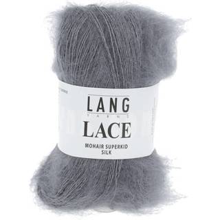 Lang Yarns Lace 034 Indhold: 52% Mohair, 42% Silke Vægt/længde: 25 g. = 310 meter Anbefalede pinde: 3-3.5 mm Strikkefasthed: 10 x 10 cm = 26 m x 40 p Vask: Håndvask / Brug aldrig skyllemiddel / Tørres fladt.
