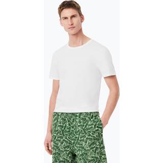 LACOSTE Herren T-Shirts weiß Reine Baumwolle unifarben