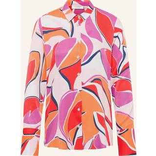 shirt-blouse in fuchsia printed