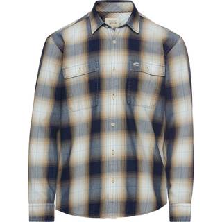 camel active Herren Hemd blau kariert