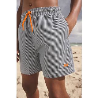 Next Blue/White Stripe Swim Shorts (3-16yrs)