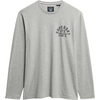 Superdry Superdry Grey Athletic Essentials Long Sleeve Top