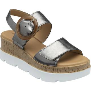 Lotus Lotus Metallic Wedges Platform Sandals