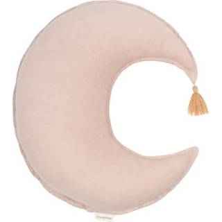 Nobodinoz månepude vasket fransk hør - Mauve pink