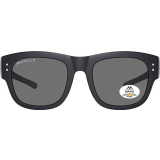 Montana Briller FO7 Polarized FO7 54 Solbriller Mænd Black - Matte Black - 54mm