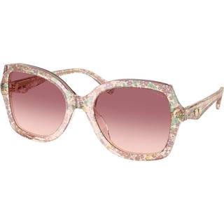 Coach HC8410U CW225 58947W 56 Solbriller Kvinder Krystalklar - Transparent Field of Flowers - 56mm