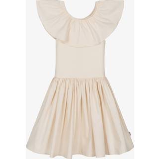 Molo Christal Short Sleeve Dress Brazilian Sand 92/98 cm  Beige  92/98 cm  kvinde