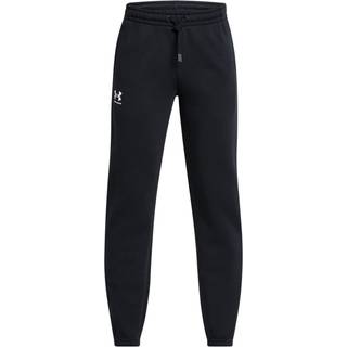 Under Armour Icon Fleece Taping Boys' Joggers Black / White YSM (127 - 137 cm)