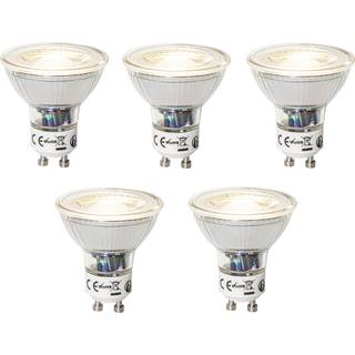 Sæt med 5 GU10 dæmpbare LED-pærer 7W 600 lm 4000K