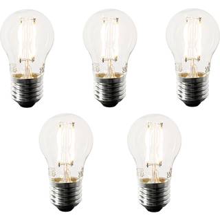 Sæt med 5 Smart E27 LED Pærer P45 4.5W 470 lm 1800-4000K
