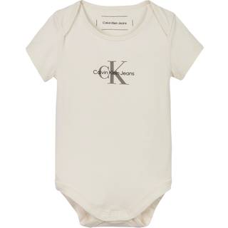 Newborn Logo Bodysuit - White - 68
