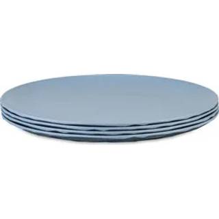 Koziol Club tallerken Ø26 cm 4-pak biocirkulær termoplast Nature flower blue