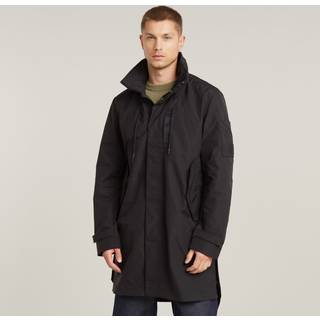 Tech Unpadded Coat - Black - Men