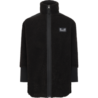 Didriksons Kid's Ampere Full-Zip Long Fleecejakke Børn størrelse 120 farve sort