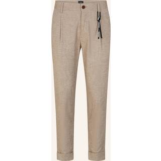 Strellson Herren Hosen beige gemustert