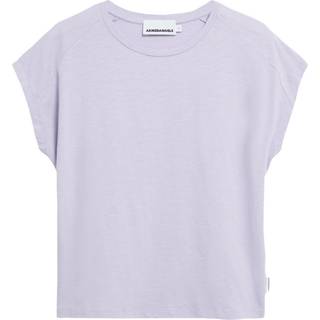 ARMEDANGELS Women's Oneliaa T-shirt Damer størrelse XS farve lilla/hvid