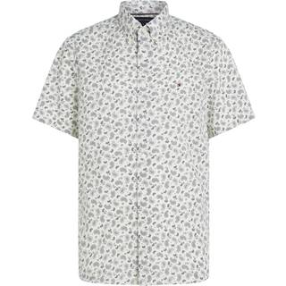 COTTON LINEN PAISLEY RF SS SHIRT