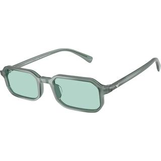 Emporio Armani Mand EA4253U 627065 Solbriller Acetat Blå Blå Firkantet Normal - Blå