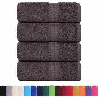 Håndklæder 360 G/M² 100 % Bomuld Antracitgrå - 4 / 30 x 30 cm