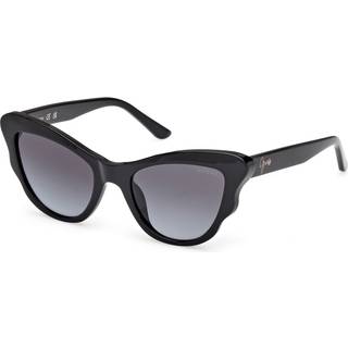 Guess Unisex GU00228 01B Solbriller Injiceret Sort Røg Cat Eye Normal