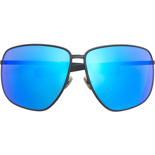 Moncler ME4008 ATLAS 101725 74 Solbriller Mænd Blue - Matte Dark Blue - 74mm