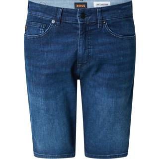 Delaware-shorts med slim fit i ekstra blød blå denim