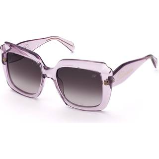 Blumarine Kvinde SBM889 06MH Solbriller Acetat Rosa Brun Firkantet Normal Skygge