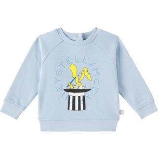 Stella McCartney Kids Baby printed cotton sweatshirt - blue - M 24